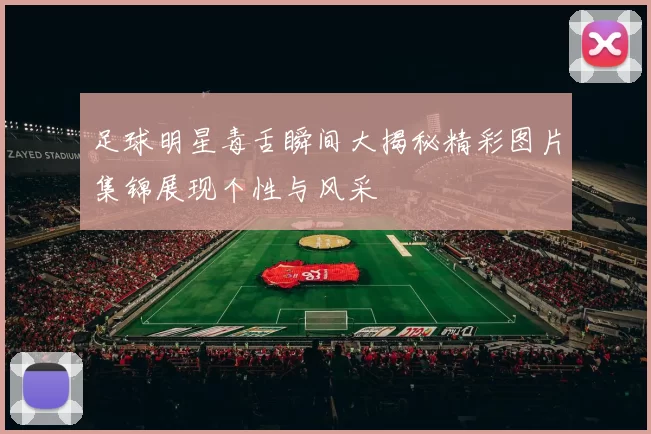 足球明星毒舌瞬间大揭秘精彩图片集锦展现个性与风采